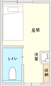 居室　平面図